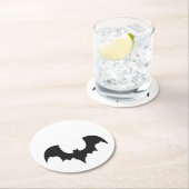 Halloween bat ラウンドペーパーコースター (インサイチュ)