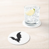 Halloween bat ラウンドペーパーコースター (インサイチュ)