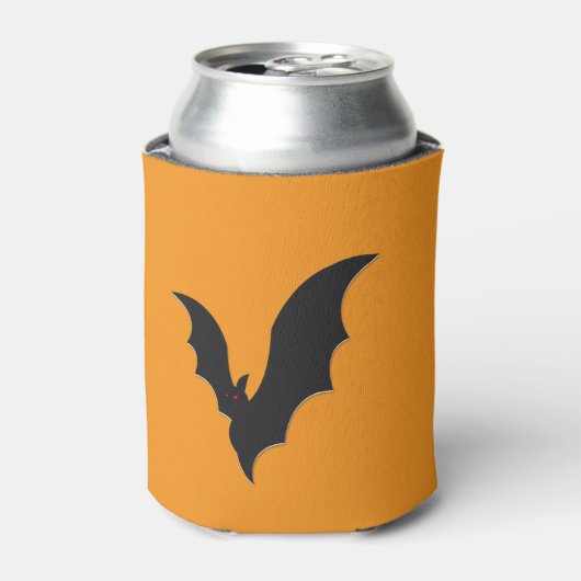 Halloween bat 缶クーラー (缶正面)