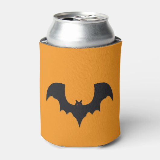 Halloween bat 缶クーラー (缶正面)