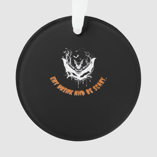 Halloween Bat Hanging For The Essential オーナメント (正面)