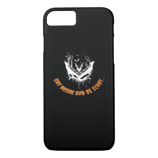 Halloween Bat Hanging For The Essential Case-Mate iPhoneケース (裏面)