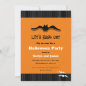 Halloween Bat, Let's Hang Out 招待状 (正面)