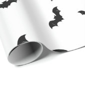 Halloween Bat Pattern Spooky ラッピングペーパー (ロールコーナー)