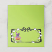 Halloween Bat With Candy プレイスカード (外部開封)