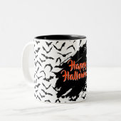Halloween Bats Coffee Mug ツートーンマグカップ (正面左)