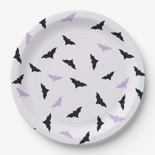 Halloween Bats Paper Plate ペーパープレート (正面)
