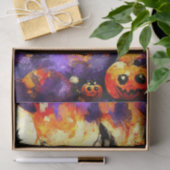 Halloween Big-Eye Bat Jack-o-Lantern Decoupage 薄葉紙 (ギフト)