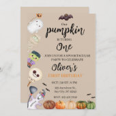 Halloween Birthday 招待状 (正面/裏面)