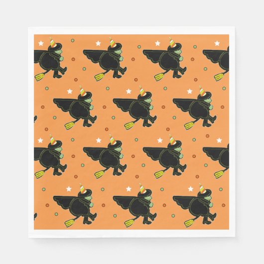 Halloween Birthday Party スタンダードランチョンナプキン (正面)