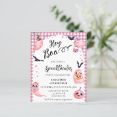 Halloween Birthday Party Kids Hey Boo Pink Ghosts (スタンド正面)