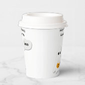 Halloween Birthday Party | Minimal Ghost Design 紙コップ (右)