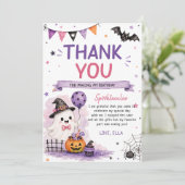 Halloween Birthday Thank You Card (スタンド正面)