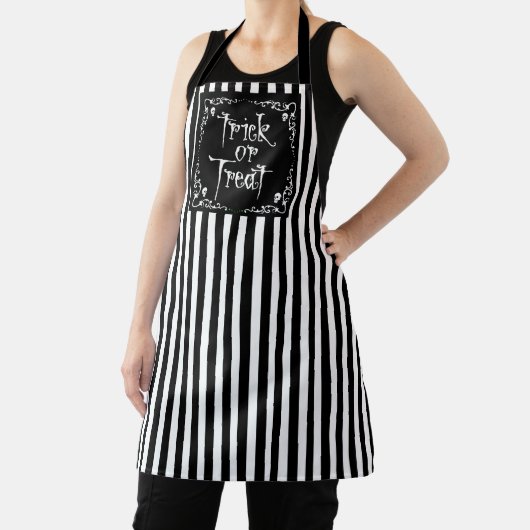Halloween Black and White エプロン (インサイチュ)