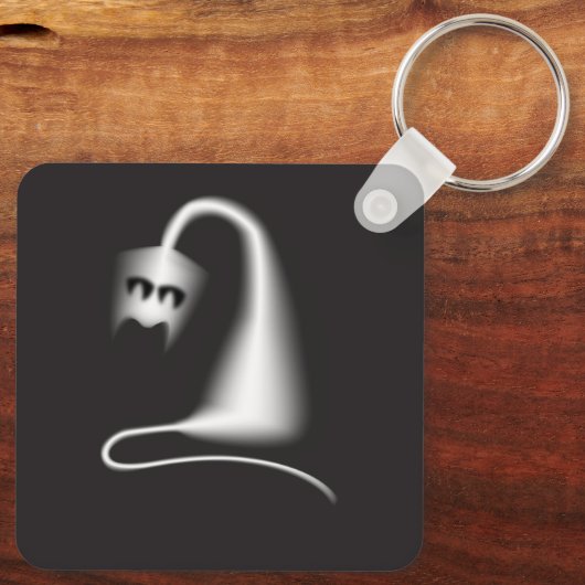 Halloween Black Cat キーホルダー (裏面)