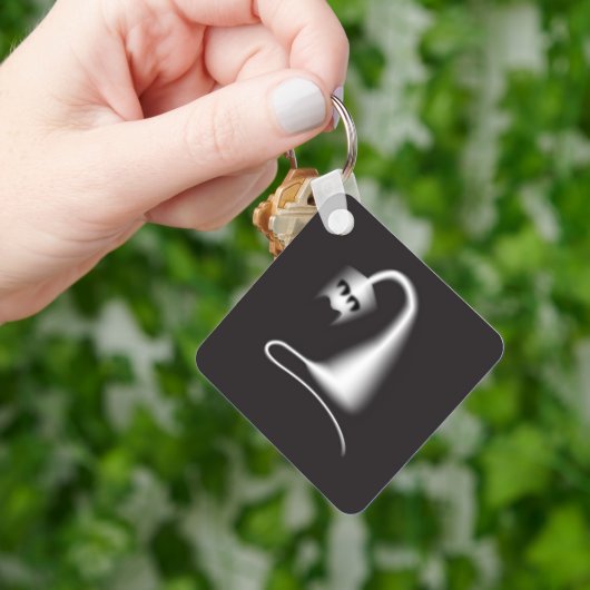 Halloween Black Cat キーホルダー (手)