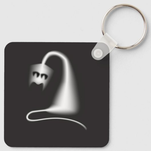 Halloween Black Cat キーホルダー (裏面)