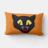 Halloween Black Cat  ランバークッション (裏面)
