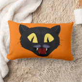 Halloween Black Cat  ランバークッション (ブランケット)