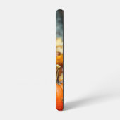 Halloween Black Cat and Pumpkin Samsung Galaxyケース (左側面)