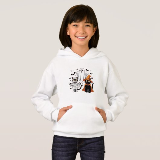 Halloween Black Cats – Cute & Spooky Design (正面フル)