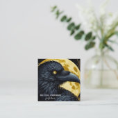 Halloween Black Crow  スクエア名刺 (スタンド正面)