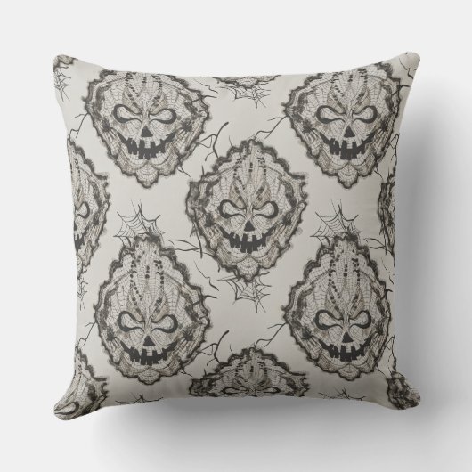 Halloween Black Lace Spiderweb Blanket &  クッション (裏面)