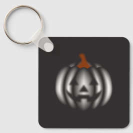 Halloween black pumpkin  キーホルダー