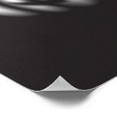 Halloween black pumpkin  ポスター (角)