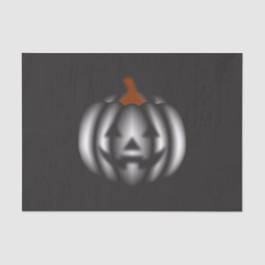 Halloween black pumpkin  薄葉紙 (正面)