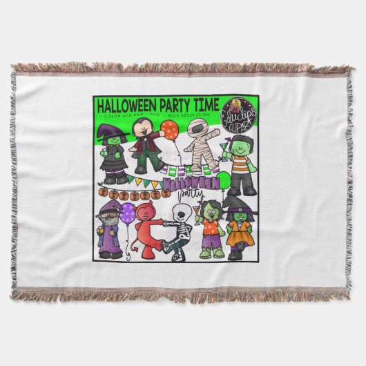 Halloween blanket スローブランケット (正面)
