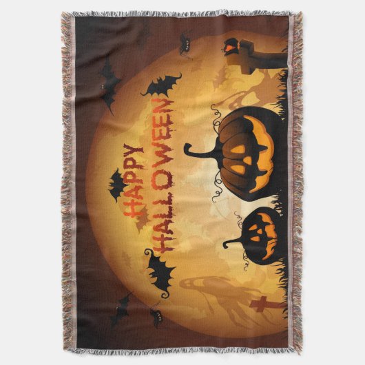 Halloween  blankets スローブランケット (正面縦)