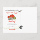 Halloween Block Party 案内ポストカード (裏面)