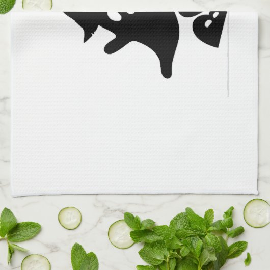 Halloween boo                 キッチンタオル (折り畳み)