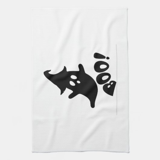 Halloween boo                 キッチンタオル (縦)