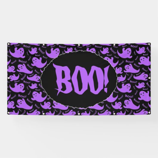 Halloween BOO!  横断幕 (横)