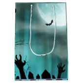 Halloween Boo Boo ミディアムペーパーバッグ (裏面)