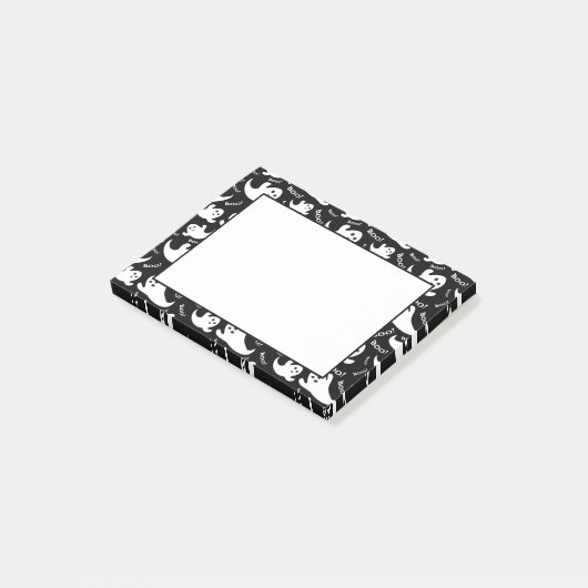 Halloween Boo Ghosts Post Notes ポストイット (アングル)