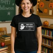 Halloween BOO‑LIEVE in Yourself Teacher-Librarian Tシャツ