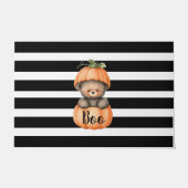 Halloween "Boo" Pumpkin ドアマット (正面)