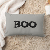 Halloween Boo Spooky Throw Pillow ランバークッション (ブランケット)