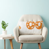 Halloween Boo Throw Pillow – Cute Spooky Decor for ランバークッション (椅子)