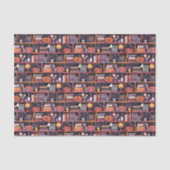 Halloween Bookshelf 薄葉紙 (正面)