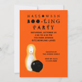 Halloween Bowling Party Invitations 招待状 (正面)