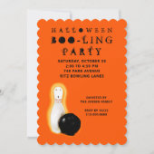 Halloween Bowling Party Invitations 招待状 (正面)