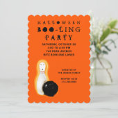 Halloween Bowling Party Invitations 招待状 (スタンド正面)