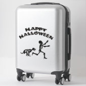 Halloween Boy and Dog シール (スーツケース)