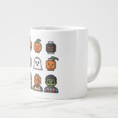 Halloween Brick Head Monster Mug ジャンボコーヒーマグカップ (正面右)
