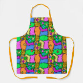 Halloween Buttons and Stitches エプロン (正面)