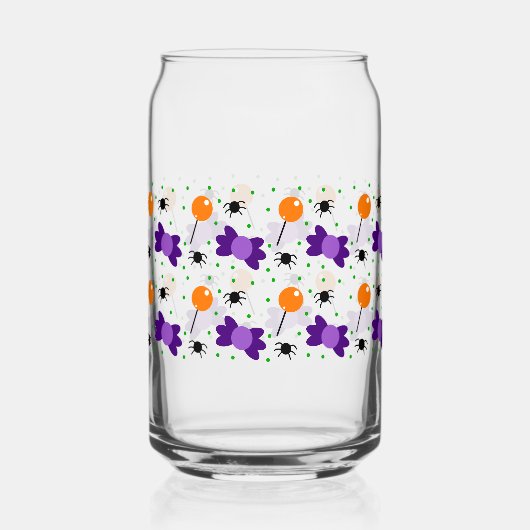 Halloween Can Glass Halloween Home Decor ガラス缶 (裏面)